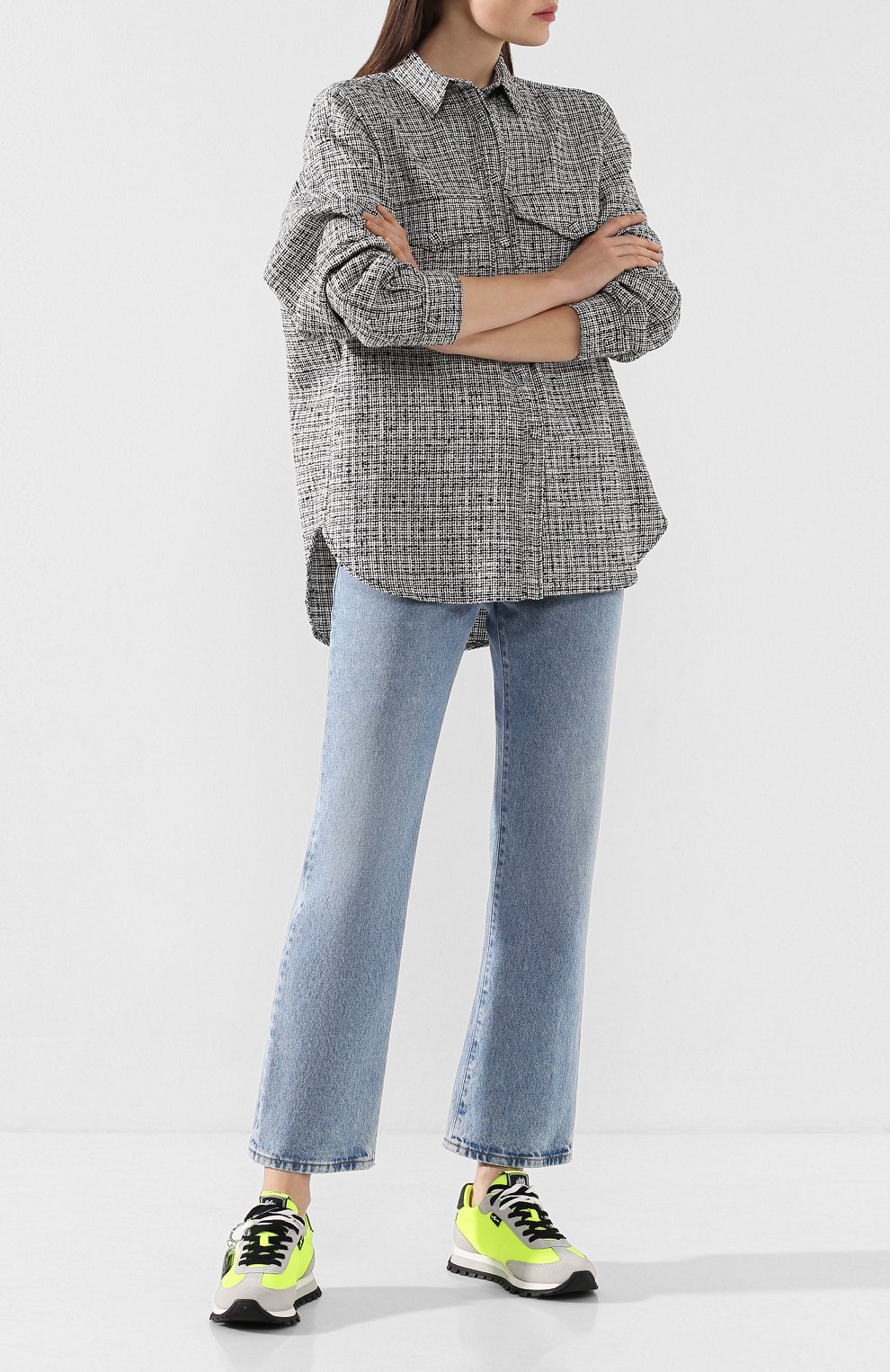 Женские салатовые комбинированные кроссовки jogger MARC JACOBS (THE ...