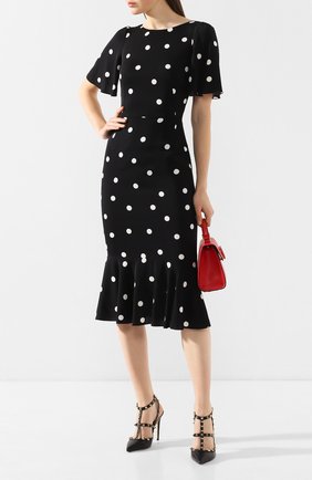 Женская кожаные туфли valentino garavani rockstud VALENTINO черного цвета по цене 58300 руб., арт. TW2S0393/VCE | Фото 2 Женская кожаные туфли valentino garavani rockstud VALENTINO черного цвета, арт. TW2S0393/VCE | Фото 2