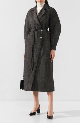 Женская кожаные туфли SANTONI черного цвета по цене 36250 руб., арт. WDHZ58661HI2RSZAN01 | Фото 2 Женская кожаные туфли SANTONI черного цвета, арт. WDHZ58661HI2RSZAN01 | Фото 2