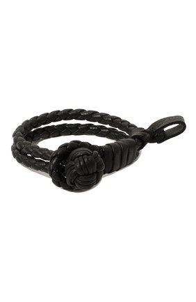 Женский кожаный браслет BOTTEGA VENETA черного цвета по цене 22200 руб., арт. 612982/V00BG | Фото 1 Женский кожаный браслет BOTTEGA VENETA черного цвета, арт. 612982/V00BG | Фото 1