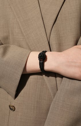 Женский кожаный браслет BOTTEGA VENETA черного цвета по цене 22200 руб., арт. 612982/V00BG | Фото 2 Женский кожаный браслет BOTTEGA VENETA черного цвета, арт. 612982/V00BG | Фото 2