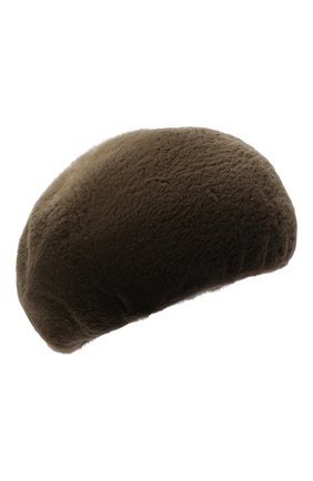 Женский берет из меха норки FURLAND хаки цвета по цене 46200 руб., арт. 0013600120109300000 | Фото 1 Женский берет из меха норки FURLAND хаки цвета, арт. 0013600120109300000 | Фото 1