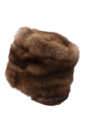 Женская шапка из меха соболя FURLAND коричневого цвета по цене 312000 руб., арт. 0016303210032100007 | Фото 3 Женская шапка из меха соболя FURLAND коричневого цвета, арт. 0016303210032100007 | Фото 3