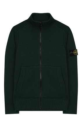 Детский толстовка STONE ISLAND темно-зеленого цвета по цене 14750 руб., арт. 7116505A1/10-12 | Фото 1 Детский толстовка STONE ISLAND темно-зеленого цвета, арт. 7116505A1/10-12 | Фото 1