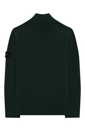 Детский толстовка STONE ISLAND темно-зеленого цвета по цене 14750 руб., арт. 7116505A1/10-12 | Фото 2 Детский толстовка STONE ISLAND темно-зеленого цвета, арт. 7116505A1/10-12 | Фото 2