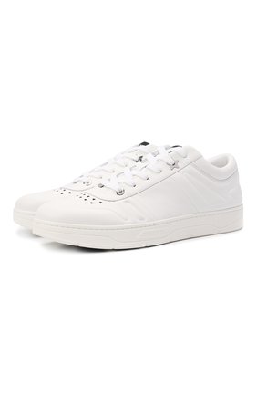 Мужские кожаные кеды hawaii JIMMY CHOO белого цвета по цене 31200 руб., арт. HAWAII/M/TC0 | Фото 1 Мужские кожаные кеды hawaii JIMMY CHOO белого цвета, арт. HAWAII/M/TC0 | Фото 1