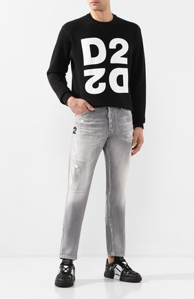Мужские джинсы DSQUARED2 серого цвета по цене 39950 руб., арт. S74LB0693/S30260 | Фото 2 Мужские джинсы DSQUARED2 серого цвета, арт. S74LB0693/S30260 | Фото 2