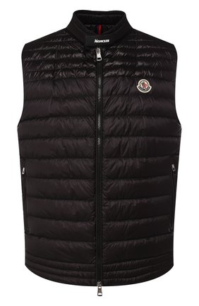 Мужской пуховый жилет gir MONCLER черного цвета по цене 45700 руб., арт. F1-091-1A105-00-C0451 | Фото 1 Мужской пуховый жилет gir MONCLER черного цвета, арт. F1-091-1A105-00-C0451 | Фото 1