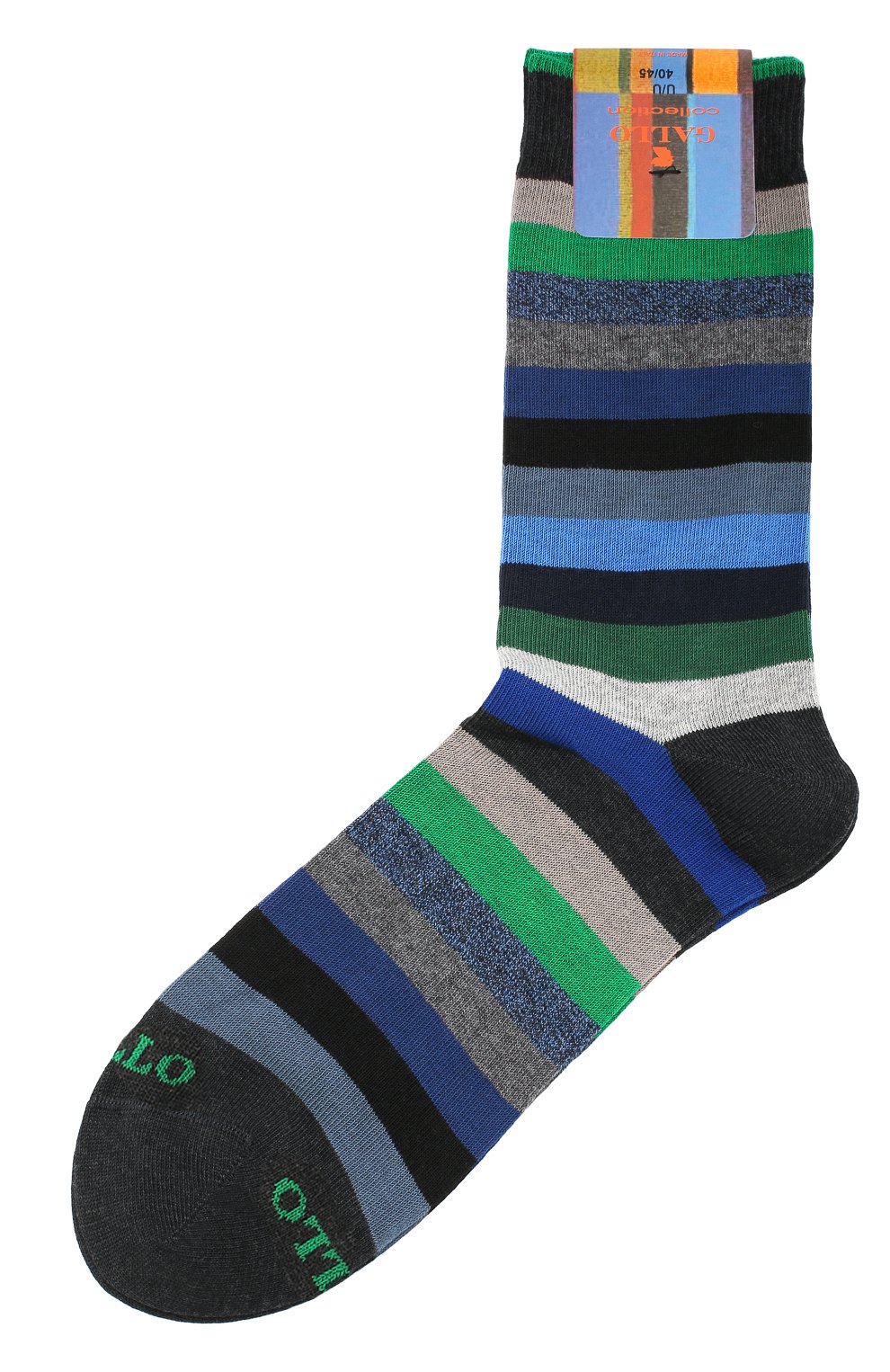 Мужские хлопковые носки GALLO разноцветного цвета, арт. AP103120 | Фото 1 (Кросс-КТ: бельё; Материал внешний: Хлопок)