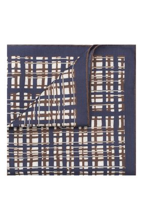 Мужской платок из хлопка и шелка ERMENEGILDO ZEGNA синего цвета по цене 11950 руб., арт. Z7J16/38B | Фото 1 Мужской платок из хлопка и шелка ERMENEGILDO ZEGNA синего цвета, арт. Z7J16/38B | Фото 1 (Материал: Шелк, Текстиль, Хлопок)