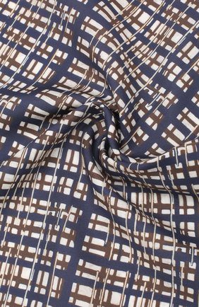 Мужской платок из хлопка и шелка ERMENEGILDO ZEGNA синего цвета по цене 11950 руб., арт. Z7J16/38B | Фото 2 Мужской платок из хлопка и шелка ERMENEGILDO ZEGNA синего цвета, арт. Z7J16/38B | Фото 2 (Материал: Шелк, Текстиль, Хлопок)