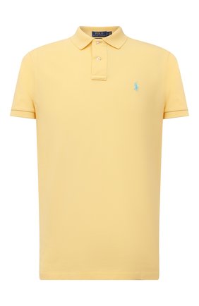 Мужское хлопковое поло POLO RALPH LAUREN желтого цвета по цене 8380 руб., арт. 710782592 | Фото 1 Мужское хлопковое поло POLO RALPH LAUREN желтого цвета, арт. 710782592 | Фото 1