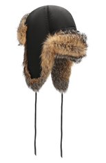 Мужская шапка-ушанка из меха лисы FURLAND бежевого цвета, арт. 0001109610099300143 | Фото 2 (Материал: Текстиль, Натуральный мех)