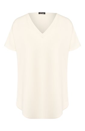 Женский шелковый топ KITON белого цвета по цене 136500 руб., арт. D47454K08D27 | Фото 1 Женский шелковый топ KITON белого цвета, арт. D47454K08D27 | Фото 1