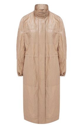 Женский хлопковый плащ BRUNELLO CUCINELLI бежевого цвета по цене 309000 руб., арт. MF5969406 | Фото 1 Женский хлопковый плащ BRUNELLO CUCINELLI бежевого цвета, арт. MF5969406 | Фото 1
