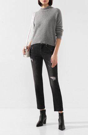 Женская кашемировый свитер ZADIG&VOLTAIRE серого цвета по цене 32850 руб., арт. WHMU1102F | Фото 2 Женская кашемировый свитер ZADIG&VOLTAIRE серого цвета, арт. WHMU1102F | Фото 2