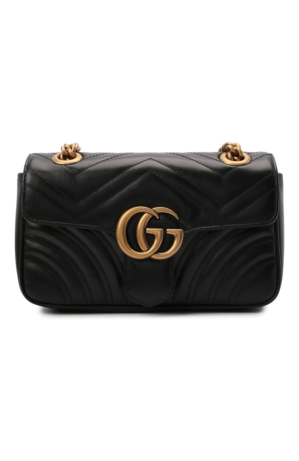 Женская черная сумка gg marmont mini GUCCI — купить за 0 руб. в  интернет-магазине ЦУМ, арт. 446744/DTDIT