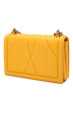 Женская сумка devotion small DOLCE & GABBANA желтого цвета по цене 136500 руб., арт. BB6652/AV967 | Фото 3 Женская сумка devotion small DOLCE & GABBANA желтого цвета, арт. BB6652/AV967 | Фото 3