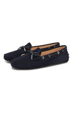 Женские замшевые мокасины heaven TOD’S синего цвета по цене 33950 руб., арт. XXW0FW05030CK0 | Фото 1 Женские замшевые мокасины heaven TOD’S синего цвета, арт. XXW0FW05030CK0 | Фото 1