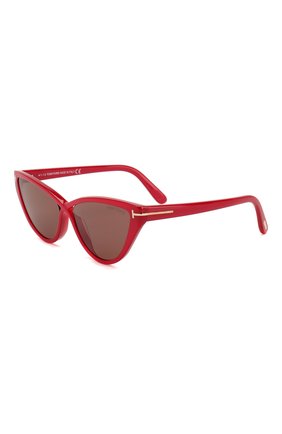 Женские солнцезащитные очки TOM FORD красного цвета по цене 24350 руб., арт. TF740 | Фото 1 Женские солнцезащитные очки TOM FORD красного цвета, арт. TF740 | Фото 1