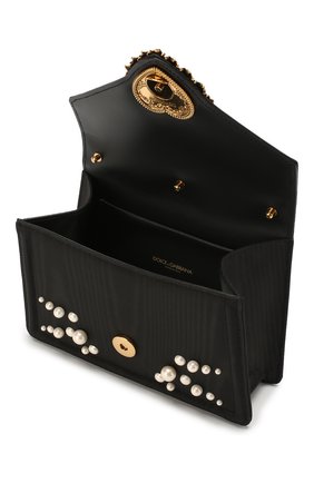 Женская сумка devotion small DOLCE & GABBANA черного цвета по цене 0 руб., арт. BB6711/AJ672 | Фото 4 Женская сумка devotion small DOLCE & GABBANA черного цвета, арт. BB6711/AJ672 | Фото 4 (Женское Кросс-КТ: Вечерняя сумка; Сумки-технические: Сумки top-handle; Ремень/цепочка: На ремешке; Материал: Текстиль; Размер: small)
