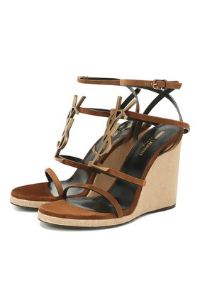 Замшевые босоножки Espadrille | Фото №1 Замшевые босоножки Espadrille | Фото №1
