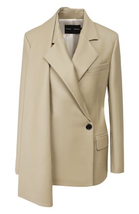 Женский шерстяной жакет PROENZA SCHOULER хаки цвета по цене 147000 руб., арт. R2012011-AW072 | Фото 1 Женский шерстяной жакет PROENZA SCHOULER хаки цвета, арт. R2012011-AW072 | Фото 1
