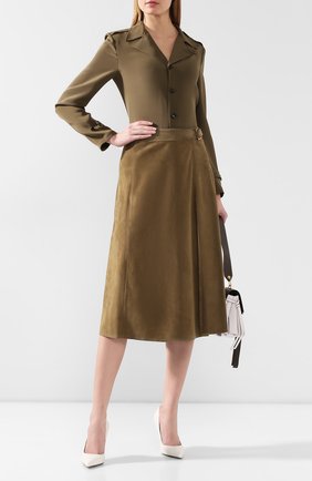 Женская замшевая юбка RALPH LAUREN зеленого цвета по цене 298000 руб., арт. 290790828 | Фото 2 Женская замшевая юбка RALPH LAUREN зеленого цвета, арт. 290790828 | Фото 2