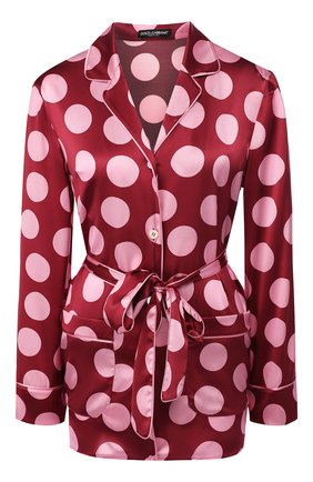 Женская шелковая блузка DOLCE & GABBANA розового цвета по цене 125500 руб., арт. F5I89T/FSAZF | Фото 1 Женская шелковая блузка DOLCE & GABBANA розового цвета, арт. F5I89T/FSAZF | Фото 1