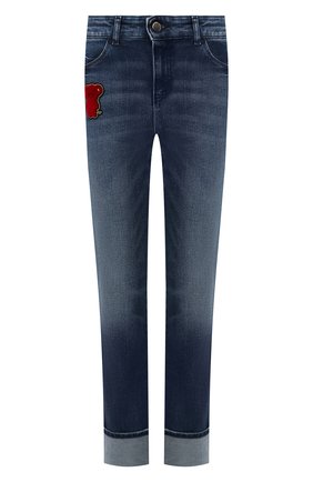 Женские джинсы EMPORIO ARMANI синего цвета по цене 22650 руб., арт. 3H2J81/2D7TZ | Фото 1 Женские джинсы EMPORIO ARMANI синего цвета, арт. 3H2J81/2D7TZ | Фото 1