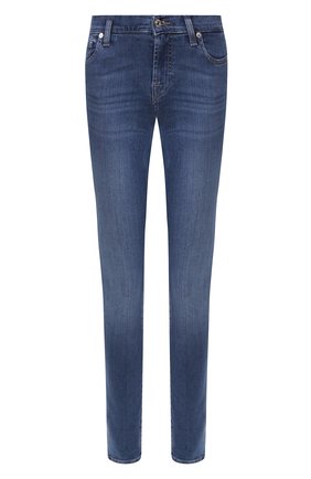Женские джинсы 7 FOR ALL MANKIND синего цвета по цене 20950 руб., арт. JSWTA23CRL | Фото 1 Женские джинсы 7 FOR ALL MANKIND синего цвета, арт. JSWTA23CRL | Фото 1