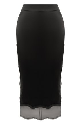 Женская шелковая юбка TOM FORD черного цвета по цене 126500 руб., арт. GC5408-FAX334 | Фото 1 Женская шелковая юбка TOM FORD черного цвета, арт. GC5408-FAX334 | Фото 1