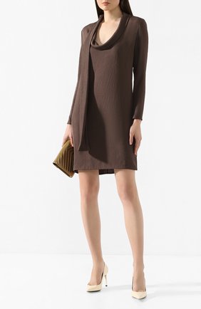 Женское платье TOM FORD хаки цвета по цене 148500 руб., арт. AB2804-FAX180 | Фото 2 Женское платье TOM FORD хаки цвета, арт. AB2804-FAX180 | Фото 2