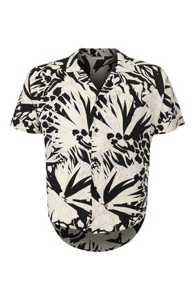Мужская рубашка из вискозы SAINT LAURENT черно-белого цвета по цене 43350 руб., арт. 596009/Y2A27 | Фото 1 Мужская рубашка из вискозы SAINT LAURENT черно-белого цвета, арт. 596009/Y2A27 | Фото 1