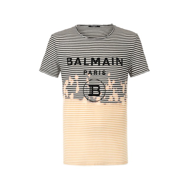 Хлопковая футболка BALMAIN 10692405