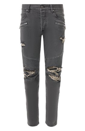 Мужские джинсы BALMAIN серого цвета по цене 96850 руб., арт. TH15428/Z075 | Фото 1 Мужские джинсы BALMAIN серого цвета, арт. TH15428/Z075 | Фото 1