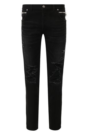 Мужские джинсы BALMAIN черного цвета по цене 79950 руб., арт. TH15588/Z047 | Фото 1 Мужские джинсы BALMAIN черного цвета, арт. TH15588/Z047 | Фото 1
