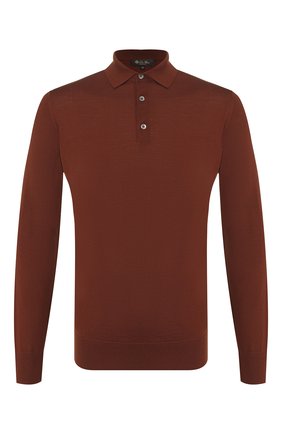 Мужское шерстяное поло LORO PIANA коричневого цвета по цене 83700 руб., арт. FAI2551 | Фото 1 Мужское шерстяное поло LORO PIANA коричневого цвета, арт. FAI2551 | Фото 1