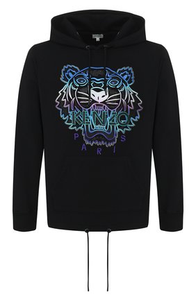 Мужской хлопковое худи holiday KENZO черного цвета по цене 37650 руб., арт. F965SW4444X7 | Фото 1 Мужской хлопковое худи holiday KENZO черного цвета, арт. F965SW4444X7 | Фото 1