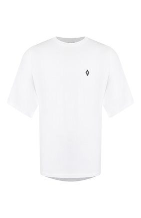 Мужская хлопковая футболка MARCELO BURLON белого цвета по цене 22650 руб., арт. CMAA066R20JER004 | Фото 1 Мужская хлопковая футболка MARCELO BURLON белого цвета, арт. CMAA066R20JER004 | Фото 1