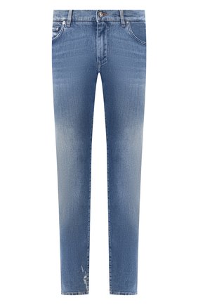 Мужские джинсы DOLCE & GABBANA голубого цвета по цене 48100 руб., арт. GY07CD/G8BY8 | Фото 1 Мужские джинсы DOLCE & GABBANA голубого цвета, арт. GY07CD/G8BY8 | Фото 1