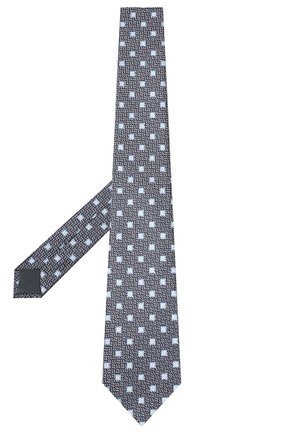 Мужской шелковый галстук ERMENEGILDO ZEGNA синего цвета, арт. Z7D80/1UM | Фото 2 (Материал: Текстиль, Шелк; Статус проверки: Проверена категория; Принт: С принтом)