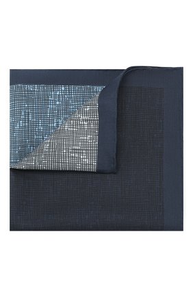 Мужской платок из смеси хлопка и шелка ERMENEGILDO ZEGNA синего цвета по цене 8495 руб., арт. Z7J10/38B | Фото 1 Мужской платок из смеси хлопка и шелка ERMENEGILDO ZEGNA синего цвета, арт. Z7J10/38B | Фото 1
