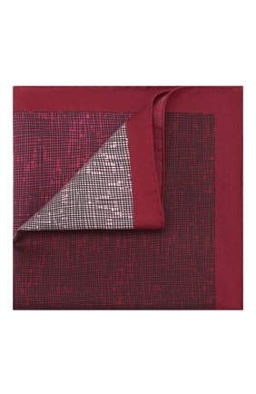 Мужской платок из смеси хлопка и шелка ERMENEGILDO ZEGNA бордового цвета по цене 8495 руб., арт. Z7J10/38B | Фото 1 Мужской платок из смеси хлопка и шелка ERMENEGILDO ZEGNA бордового цвета, арт. Z7J10/38B | Фото 1