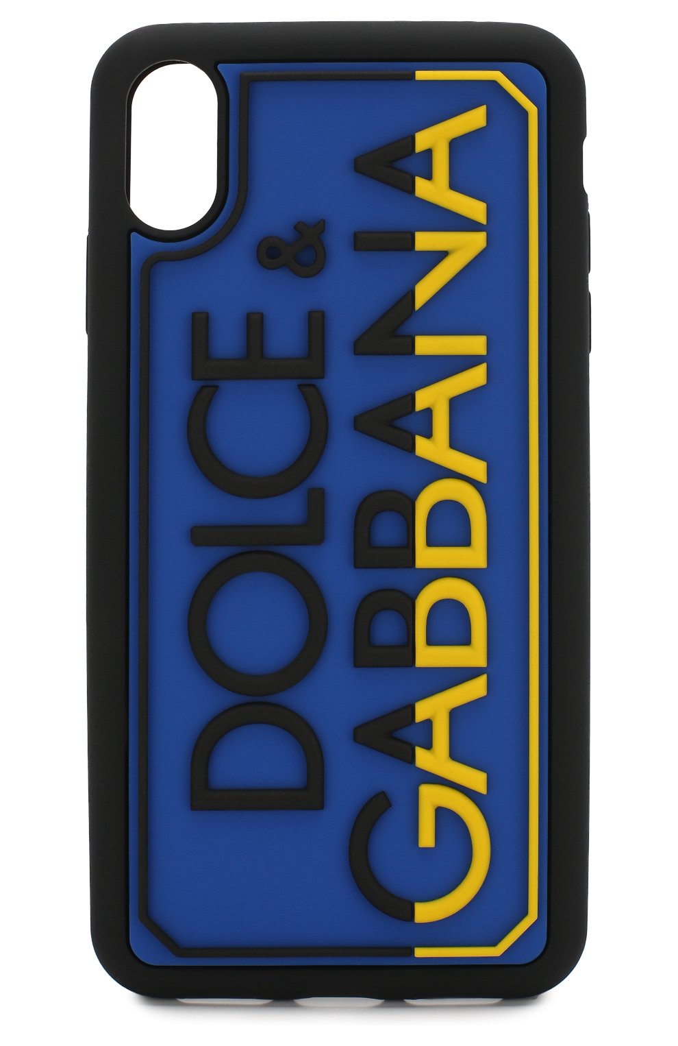 Мужской чехол для iphone xs max DOLCE & GABBANA синего цвета, арт. BP2513/AJ980 | Фото 1