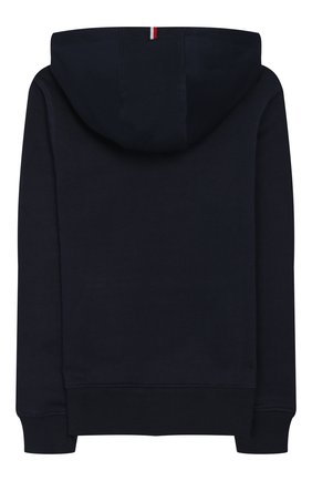 Детский худи TOMMY HILFIGER темно-синего цвета по цене 5990 руб., арт. KB0KB05057 | Фото 2 Детский худи TOMMY HILFIGER темно-синего цвета, арт. KB0KB05057 | Фото 2