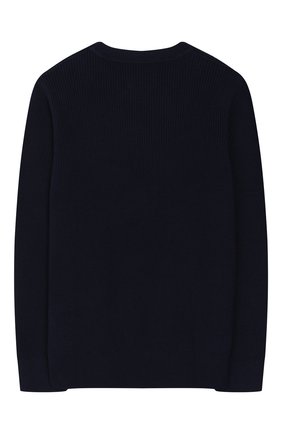 Детский пуловер CALVIN KLEIN JEANS KIDS темно-синего цвета по цене 5990 руб., арт. IB0IB00316 | Фото 2 Детский пуловер CALVIN KLEIN JEANS KIDS темно-синего цвета, арт. IB0IB00316 | Фото 2
