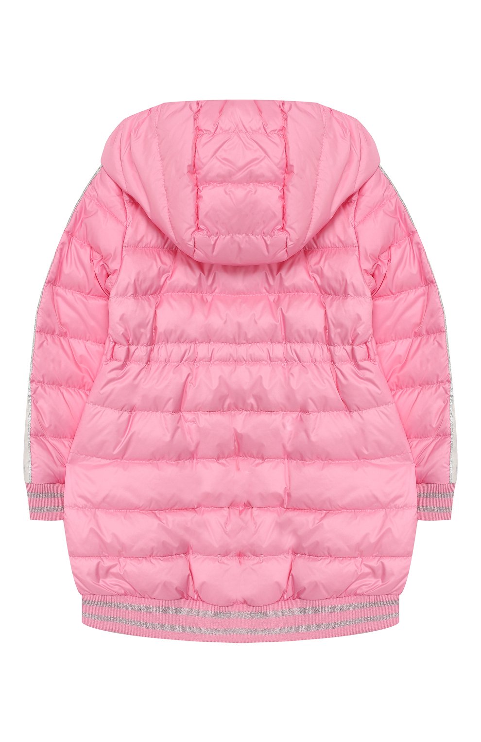 Детского пуховик MONCLER розового цвета по цене 26700 руб., арт. F1-951-1C501-10-53048 | Фото 2 Детского пуховик MONCLER розового цвета, арт. F1-951-1C501-10-53048 | Фото 2