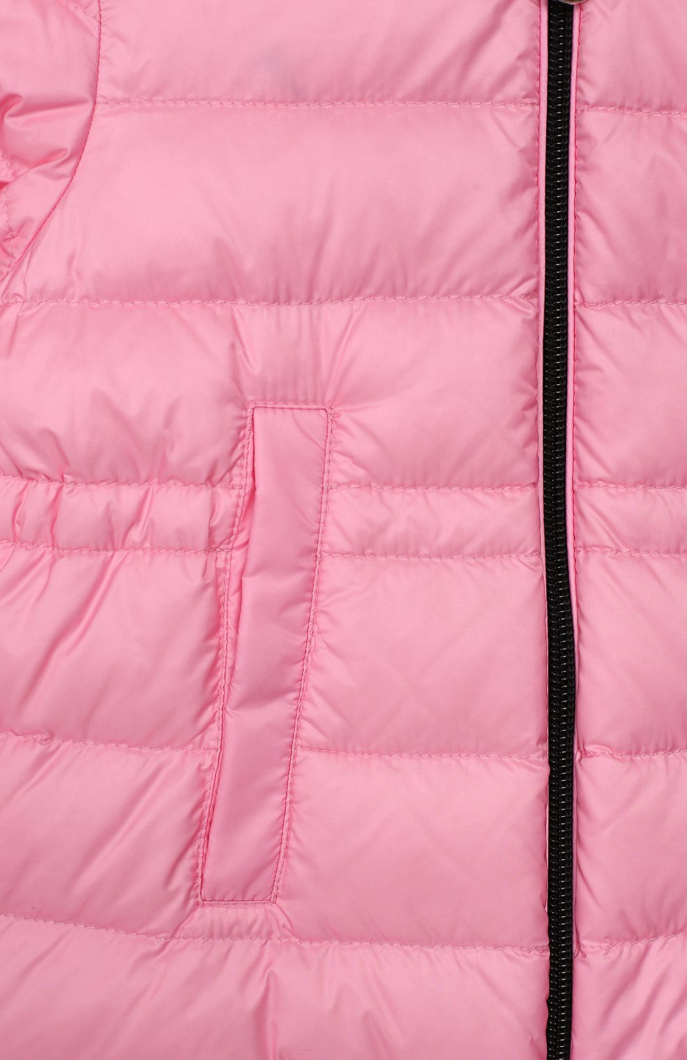 Детского пуховик MONCLER розового цвета по цене 26700 руб., арт. F1-951-1C501-10-53048 | Фото 3 Детского пуховик MONCLER розового цвета, арт. F1-951-1C501-10-53048 | Фото 3
