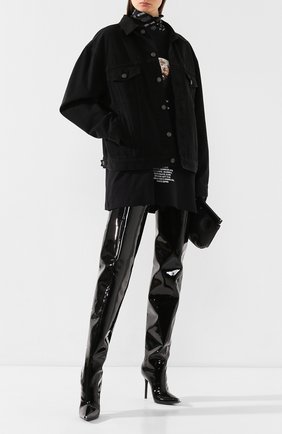 Кожаные ботфорты Star Wars x Vetements | Фото №2 Кожаные ботфорты Star Wars x Vetements | Фото №2
